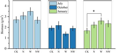 Fine root biomass and morphology in a temperate forest are influenced more by canopy water addition than by canopy nitrogen addition